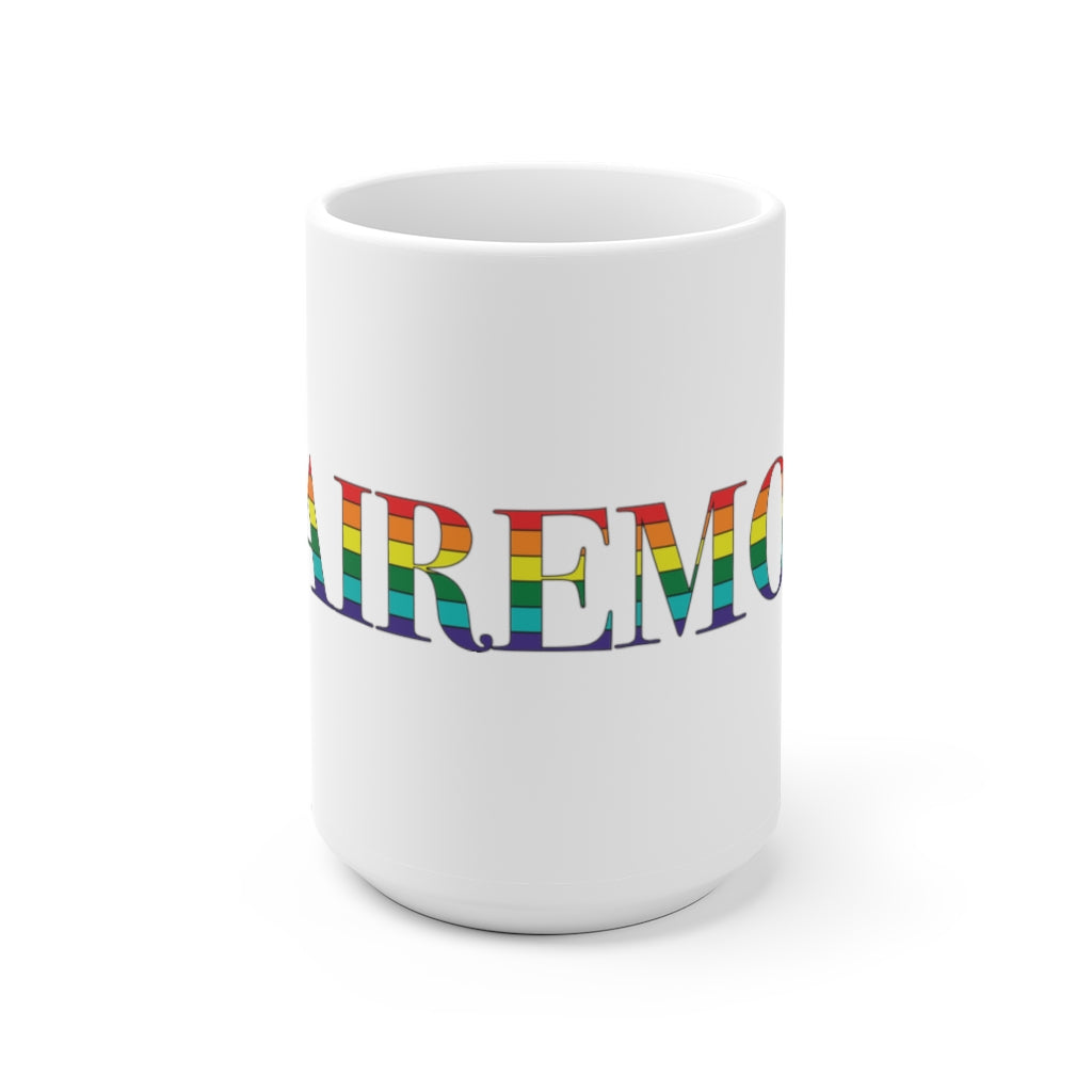 Clairemont Rainbow White Ceramic Mug