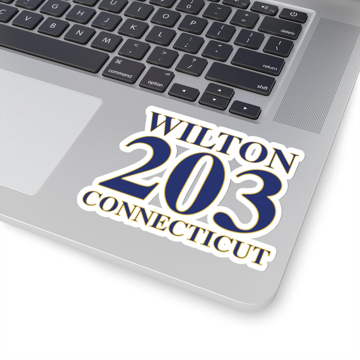 Wilton 203 Connecticut Kiss-Cut Stickers