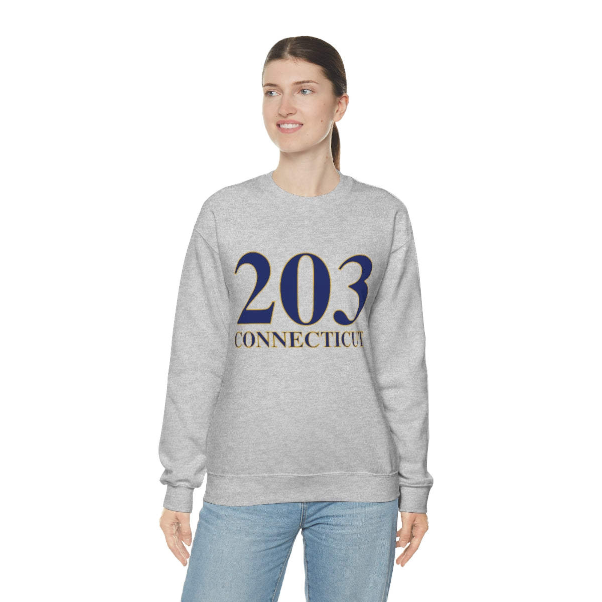 203 Connecticut Unisex Heavy Blend™ Crewneck Sweatshirt