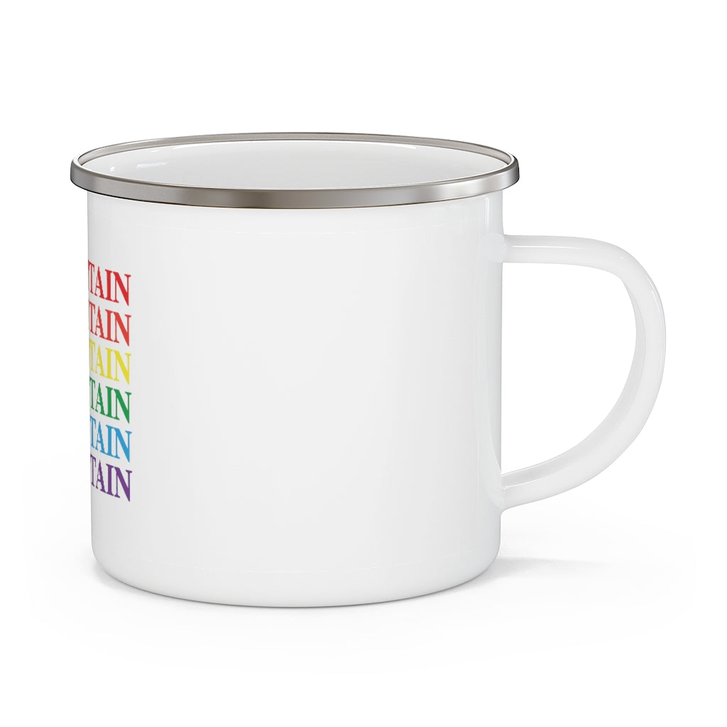 New Britain Pride Enamel Camping Mug