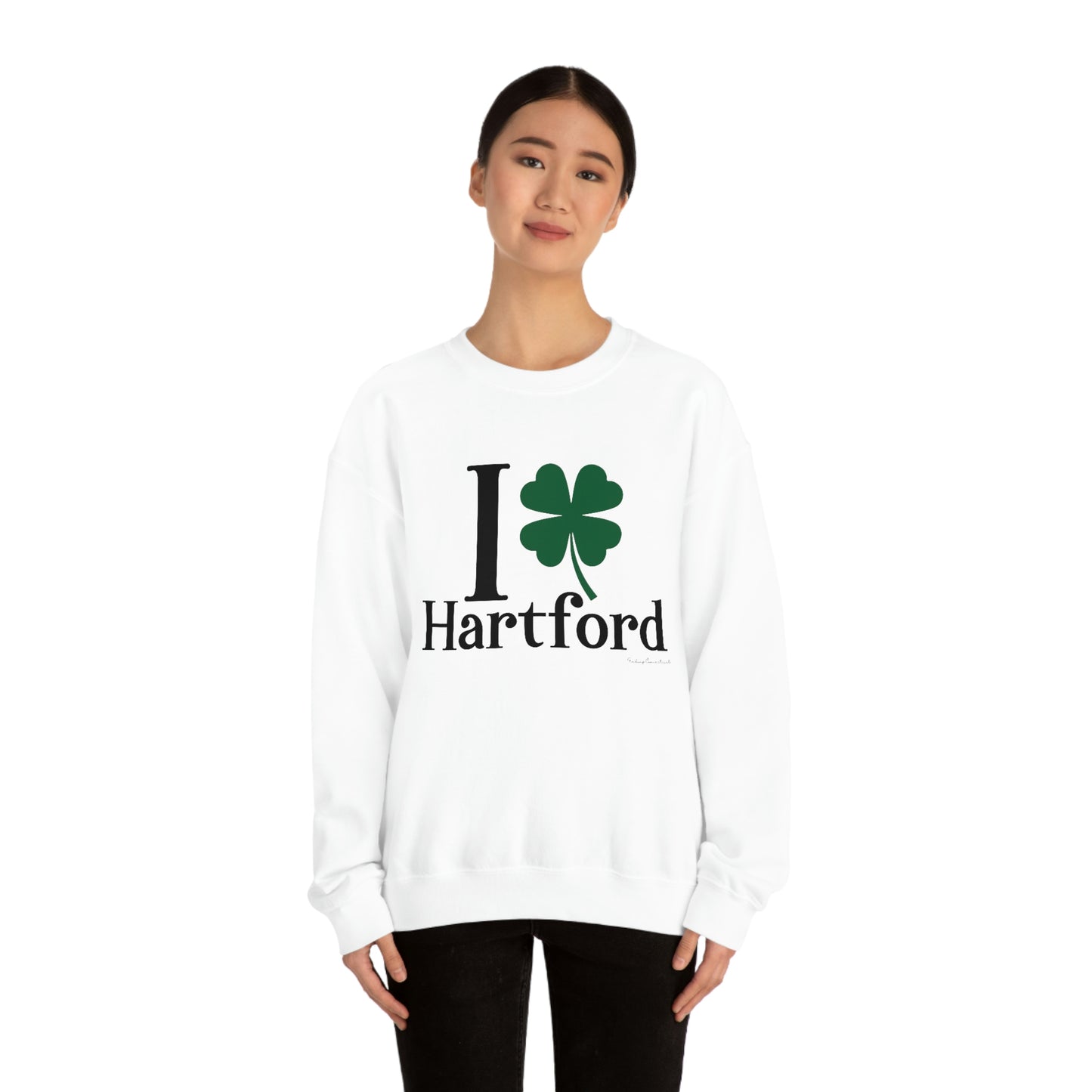 I Clover Hartford Unisex Heavy Blend™ Crewneck Sweatshirt