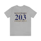 The 203 Westport Collection. Show off Westport and Connecticut at the same time. Colors were inspired by the Connecticut state flag. 