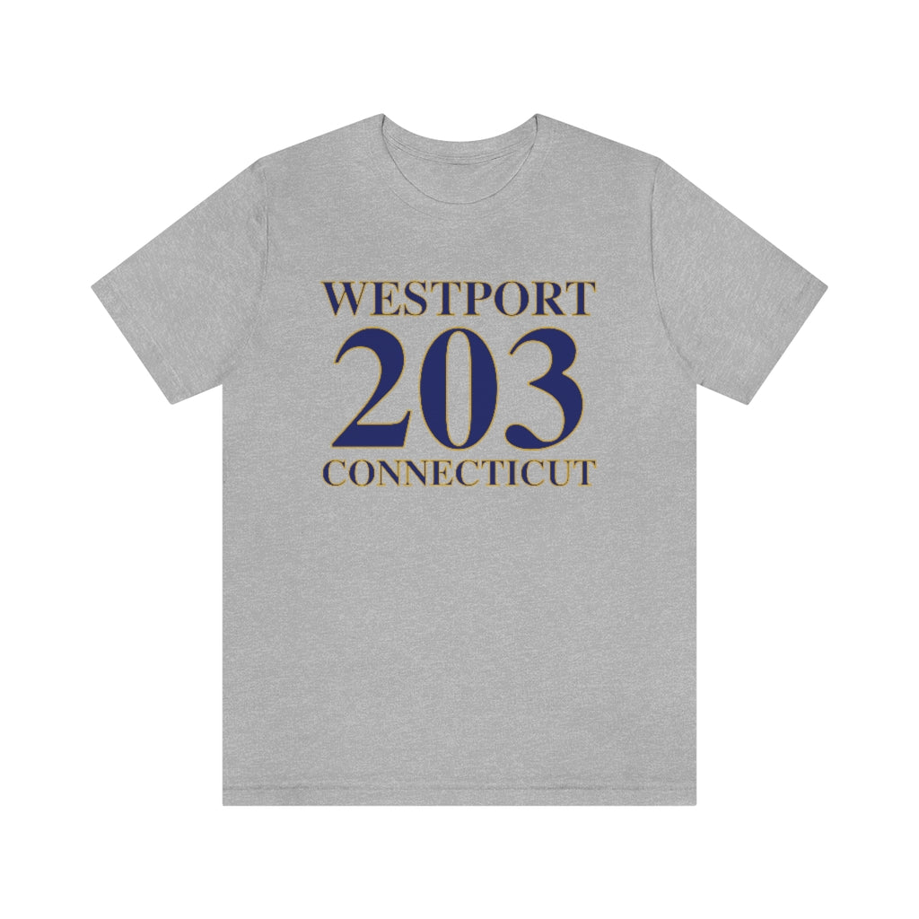 The 203 Westport Collection. Show off Westport and Connecticut at the same time. Colors were inspired by the Connecticut state flag. 