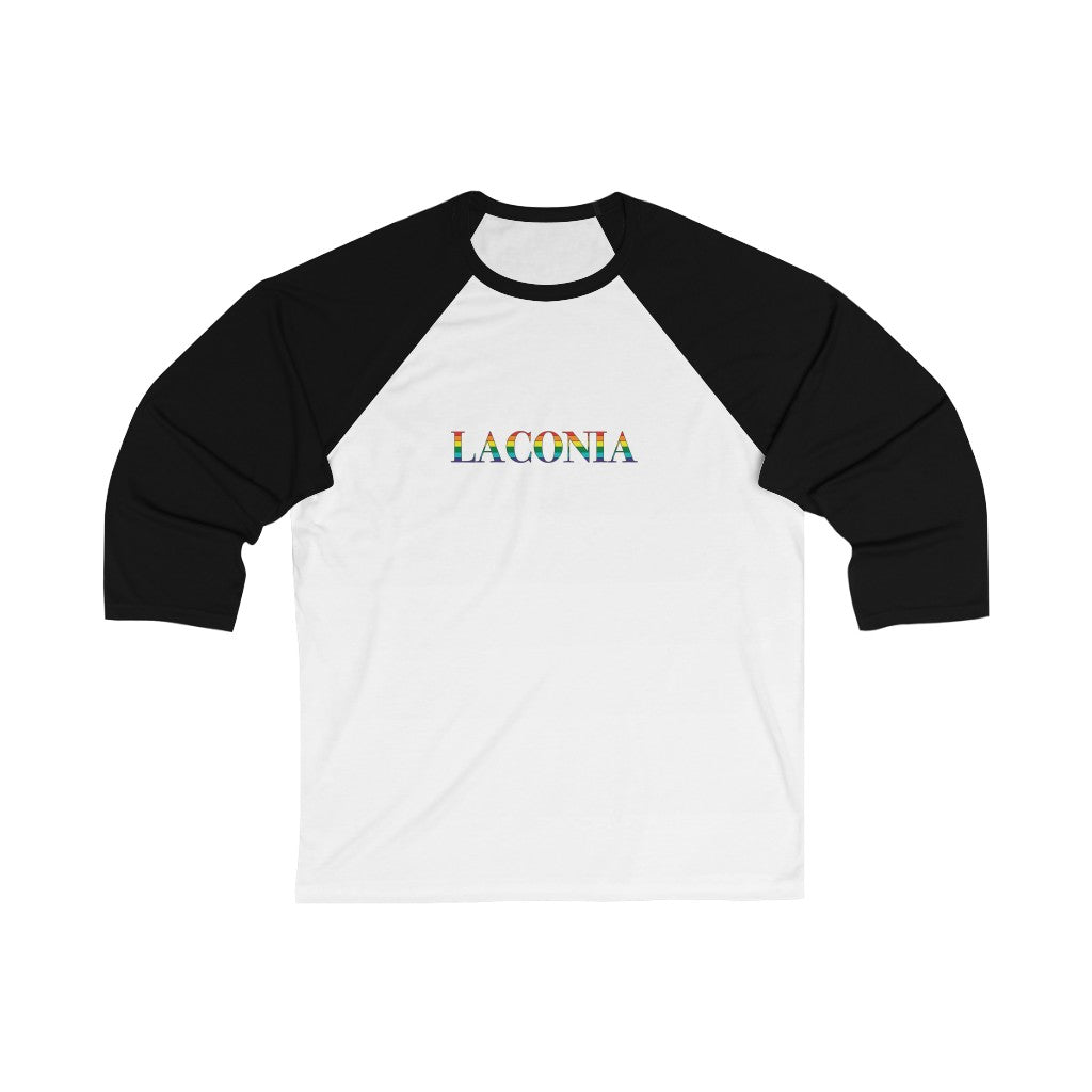 Laconia Rainbow Unisex 3\4 Sleeve Baseball Tee