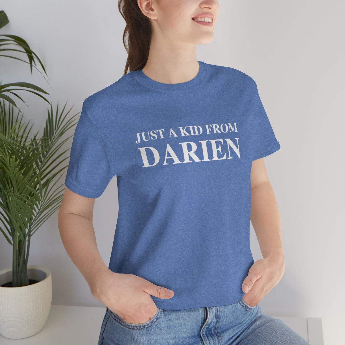 just a kid from darien connecticut tee shirt