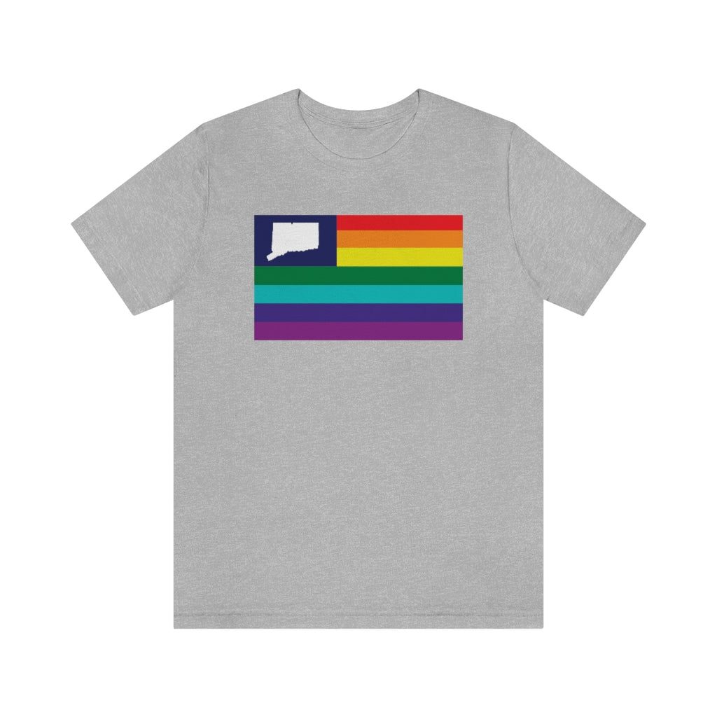 Connecticut Pride Flag Unisex Jersey Short Sleeve Tee