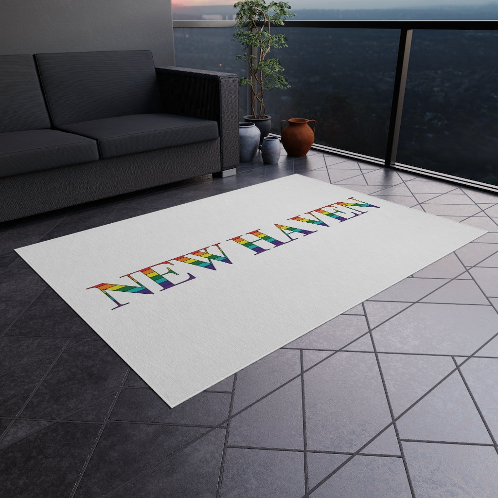 New Haven Rainbow Outdoor Rug