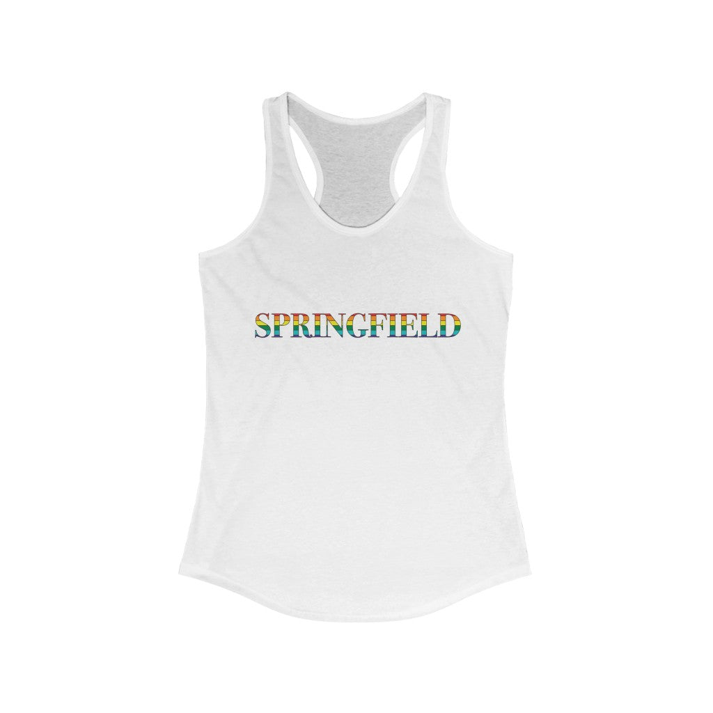 Springfield Rainbow Women's Ideal Racerback Tank