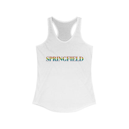 Springfield Rainbow Women's Ideal Racerback Tank