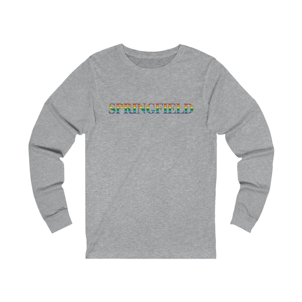 Springfield Rainbow Unisex Jersey Long Sleeve Tee