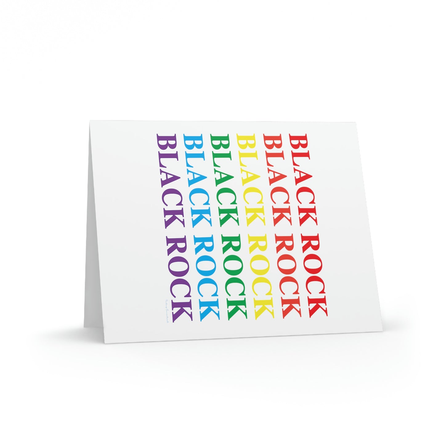 Black Rock Pride Greeting Cards (8, 16, and 24 pcs)