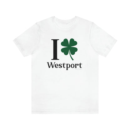 Westport connecticut st patricks day shirt, i clover westport 