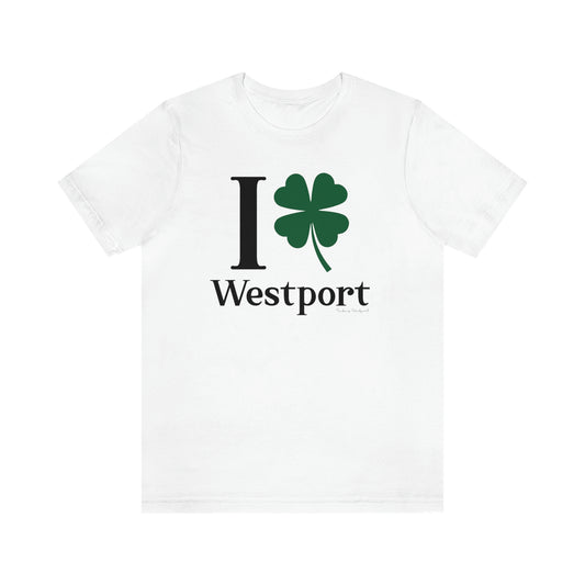 Westport connecticut st patricks day shirt, i clover westport 