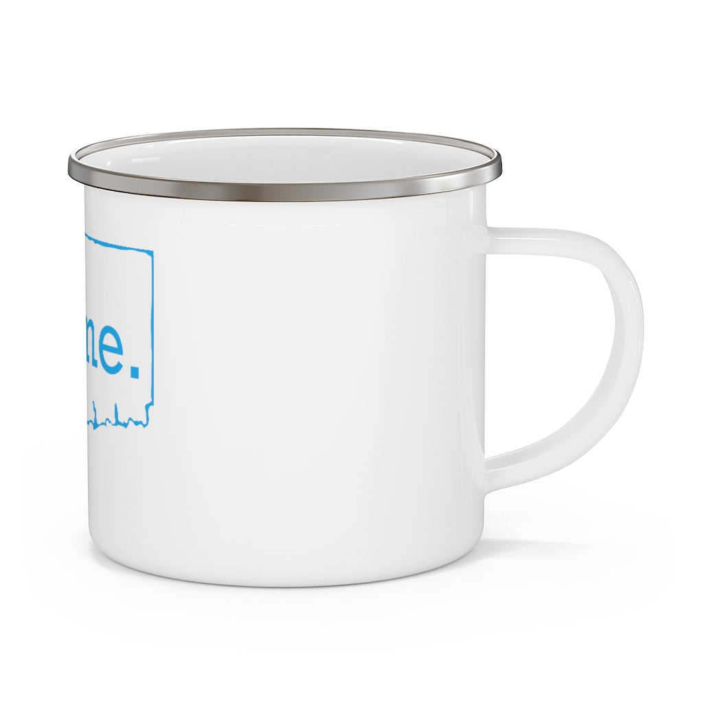 Connecticut Home. Enamel Camping Mug