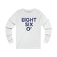 eight six oh / 860 / ct / connecticut long sleeve tee shirt 