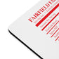 Fairfield Facts Mousepad