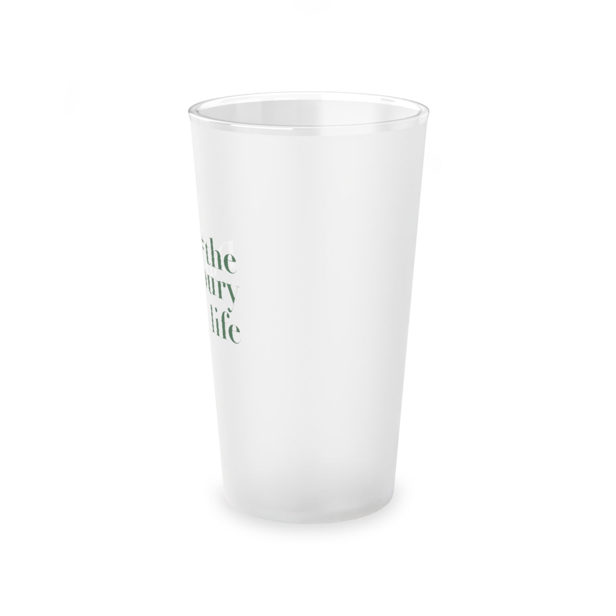 #thedanburylife Frosted Pint Glass, 16oz