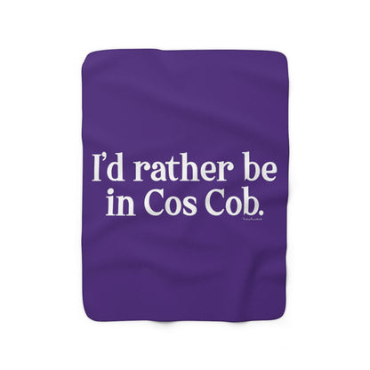 I'd rather be in cos cob blanket 