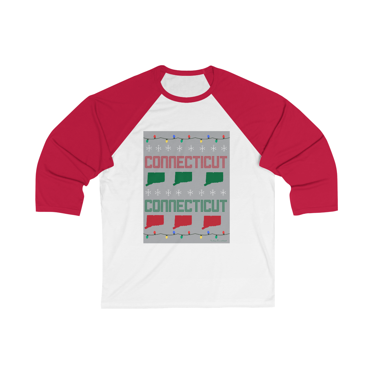 Connecticut ugly holiday unisex tee shirt 