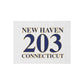 New Haven 203  Connecticut Outdoor Rug New Haven 203 Collection. Inspired by the Connecticut flag and the 203! Show off for your pride for Connecticut and Hartford!   Proceeds of this collection go to help build Finding Connecticut’s website and brand. • Free USA shipping   Click here to go to our home page 