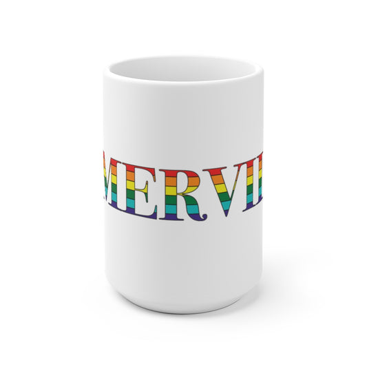 Somerville Rainbow White Ceramic Mug