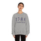 1788 Connecticut American Flag Unisex Heavy Blend™ Crewneck Sweatshirt