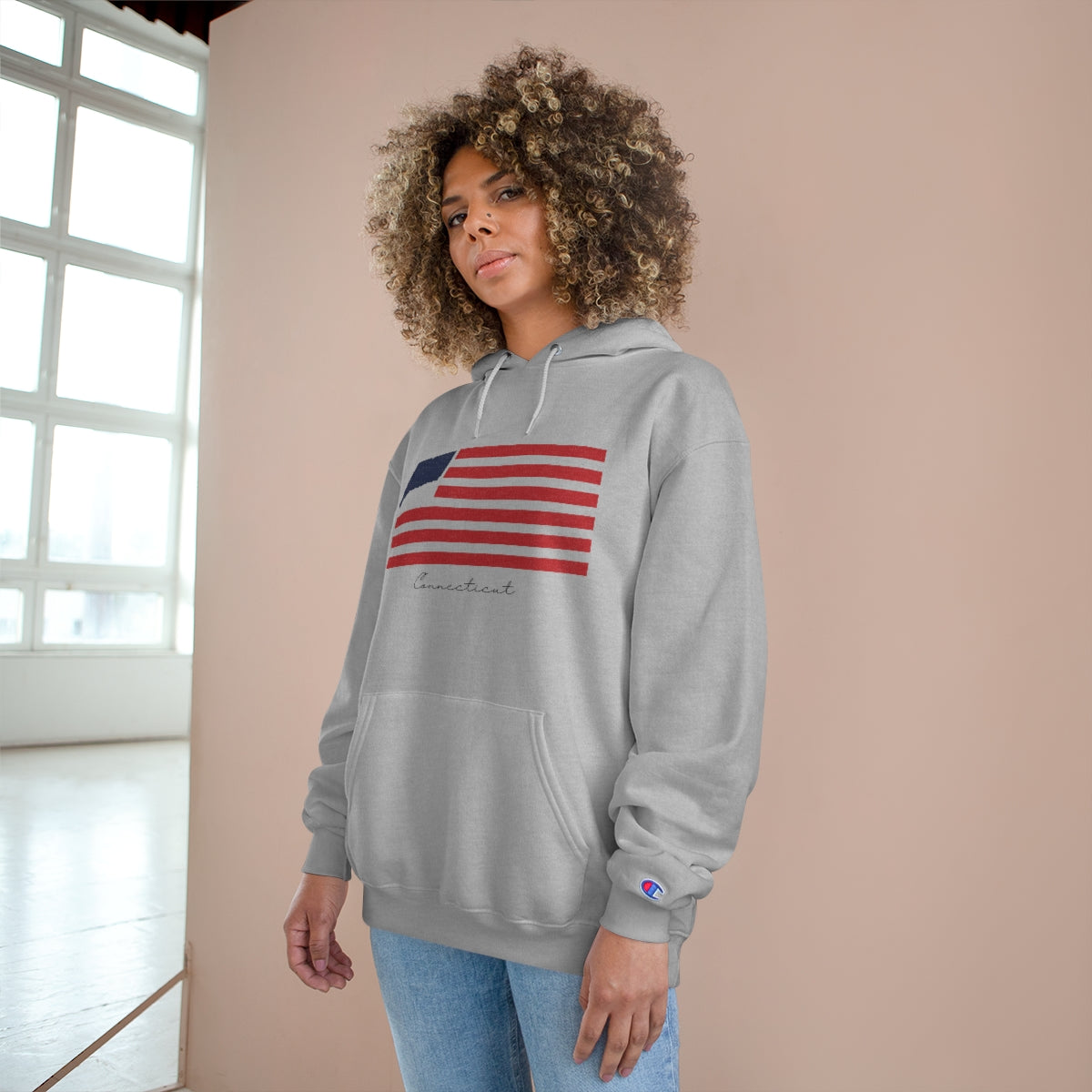 Connecticut Flag Champion Hoodie