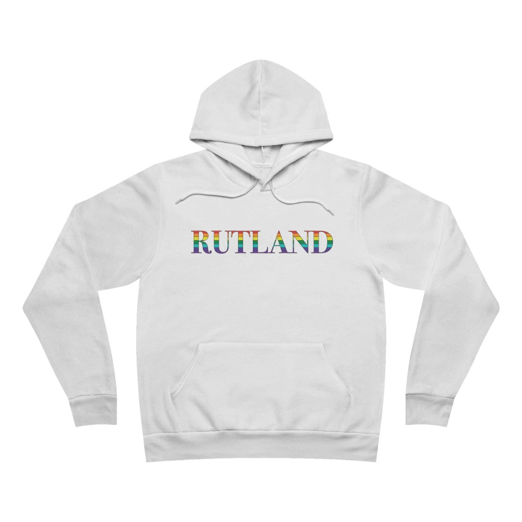 Rutland Rainbow Unisex Sponge Fleece Pullover Hoodie