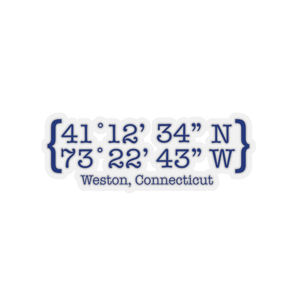 Weston Coordinates  Weston Coordinates Kiss-Cut Stickers