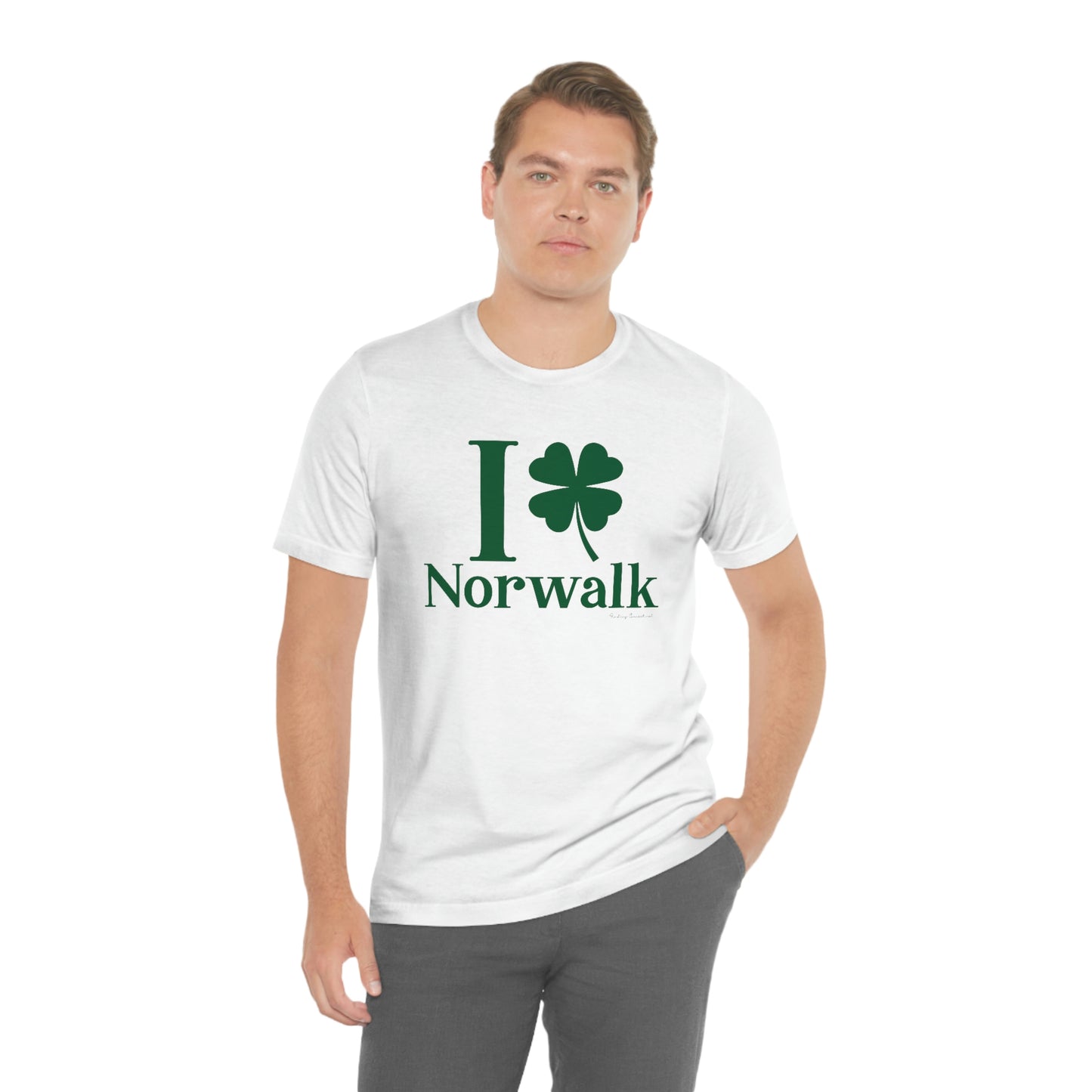 I Clover Norwalk (Green)  Unisex Jersey Short Sleeve Tee