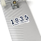 1835 Small Minuteman Kiss-Cut Stickers