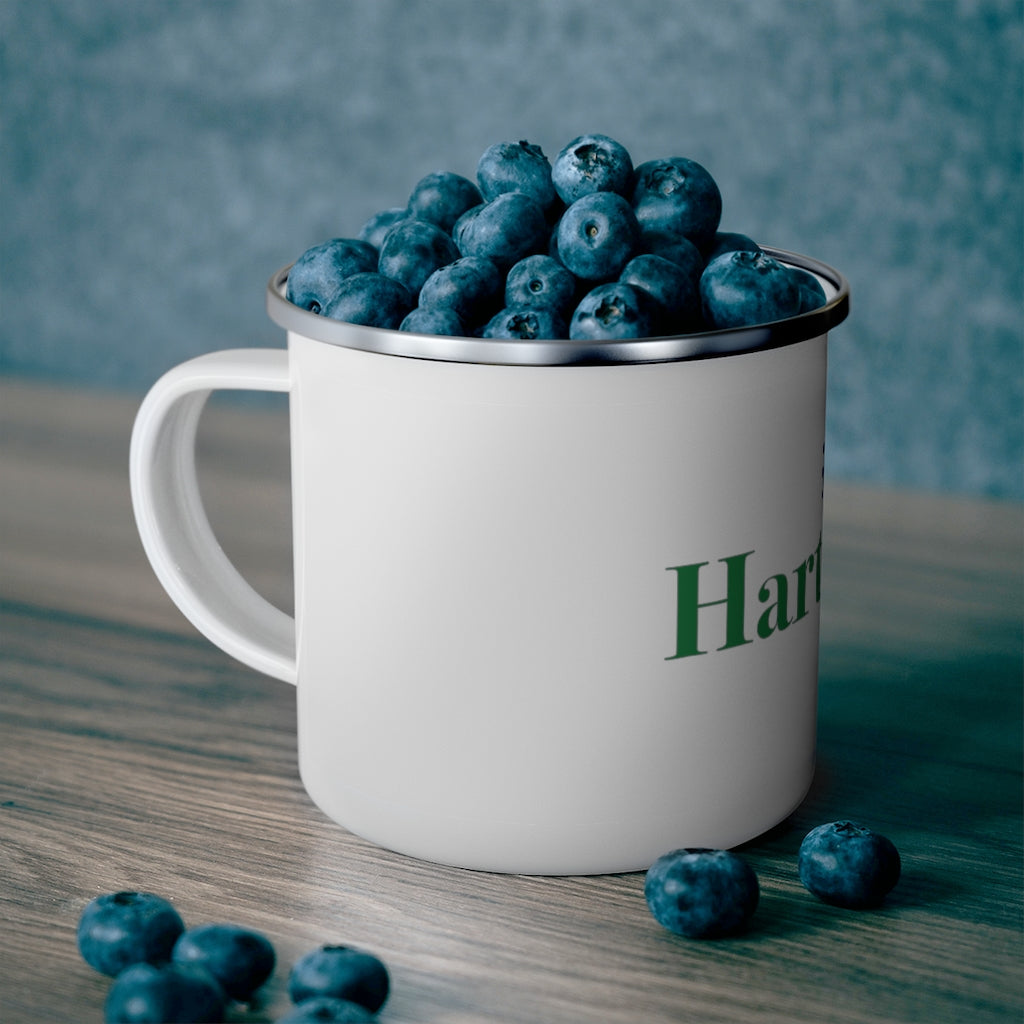 #thehartfordlife Enamel Camping Mug  Proceeds help grow Finding Connecticut's website and brand.   Click here to go back to our home page. 