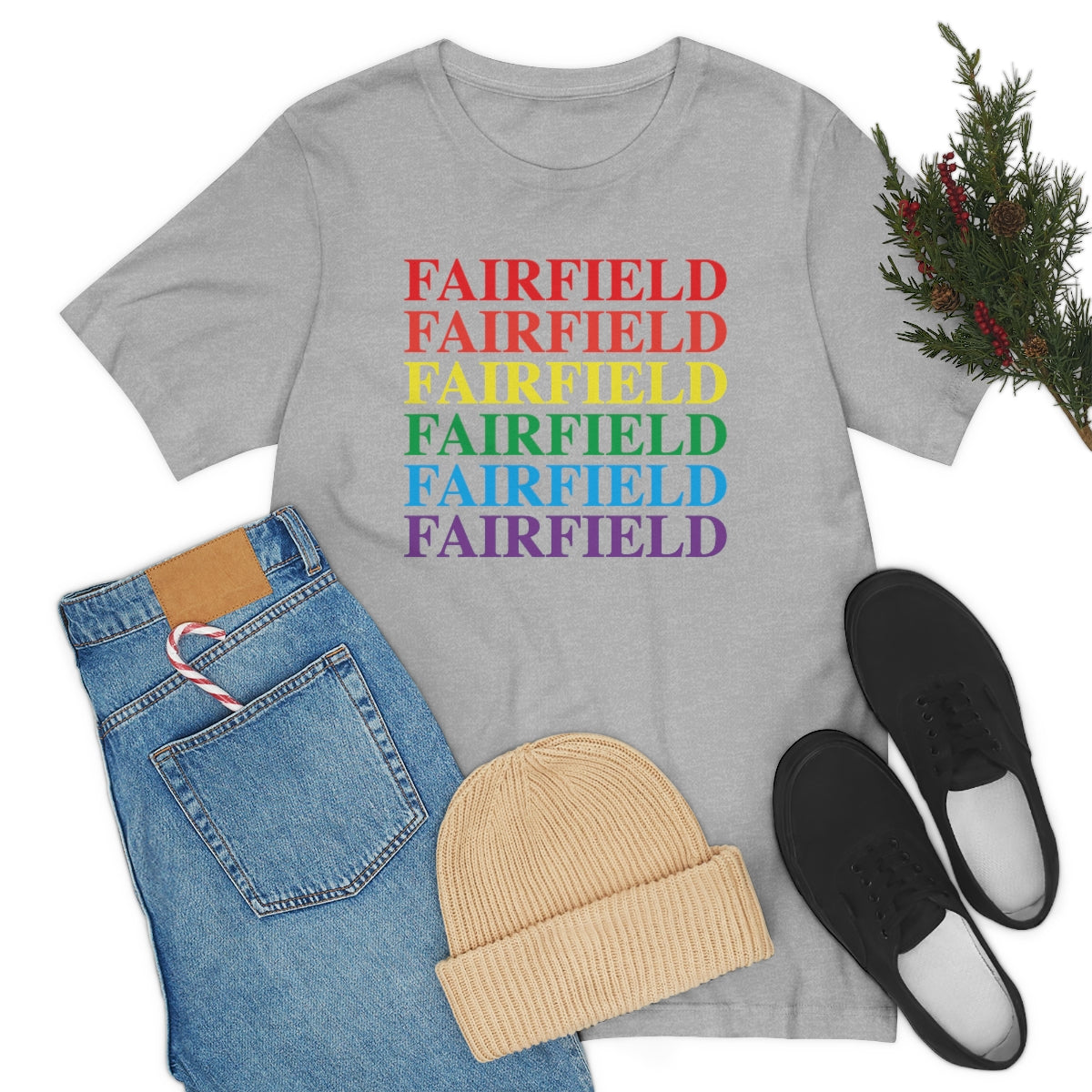 Fairfield Pride Unisex Jersey Short Sleeve Tee