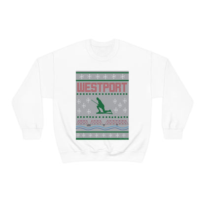 westport ct / connecticut ugly christmas sweater unisex sweatshirt 