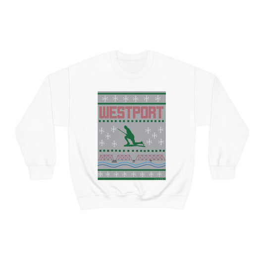 westport ct / connecticut ugly christmas sweater unisex sweatshirt 