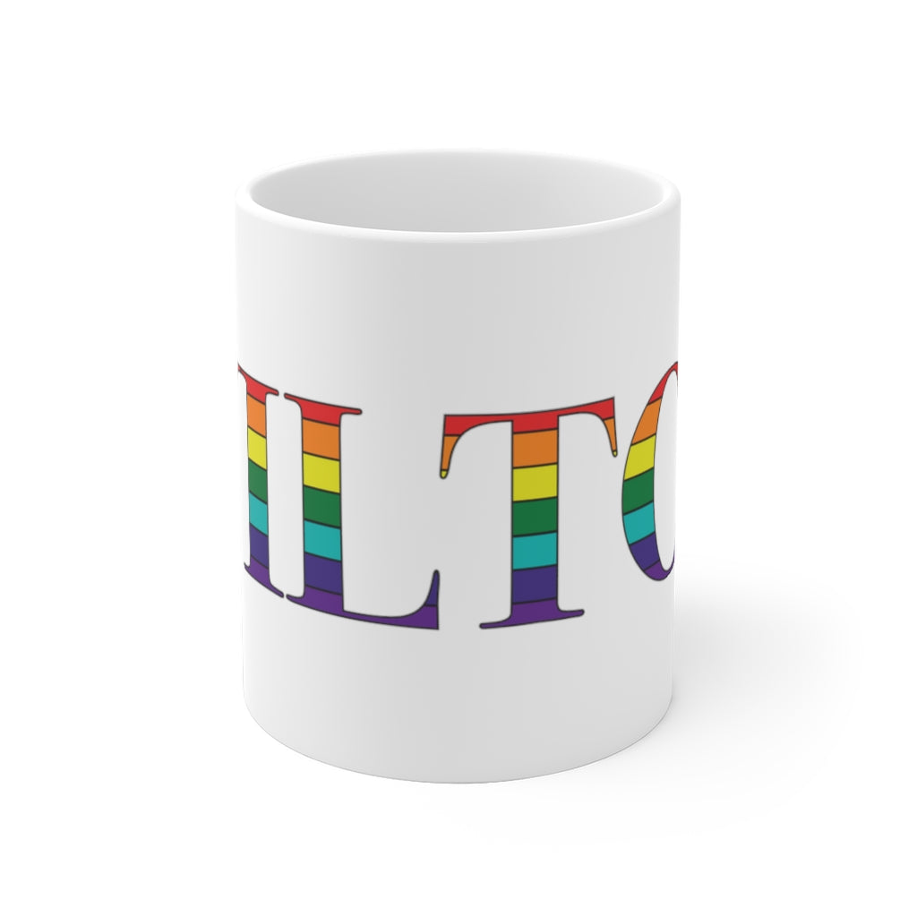 Wilton Rainbow White Ceramic Mug