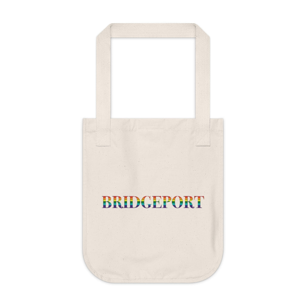 Bridgeport Rainbow Organic Canvas Tote Bag