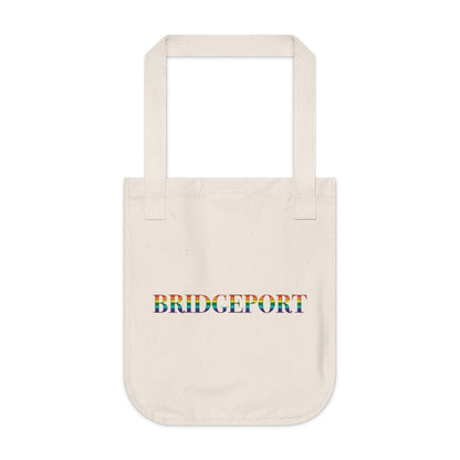 Bridgeport Rainbow Organic Canvas Tote Bag