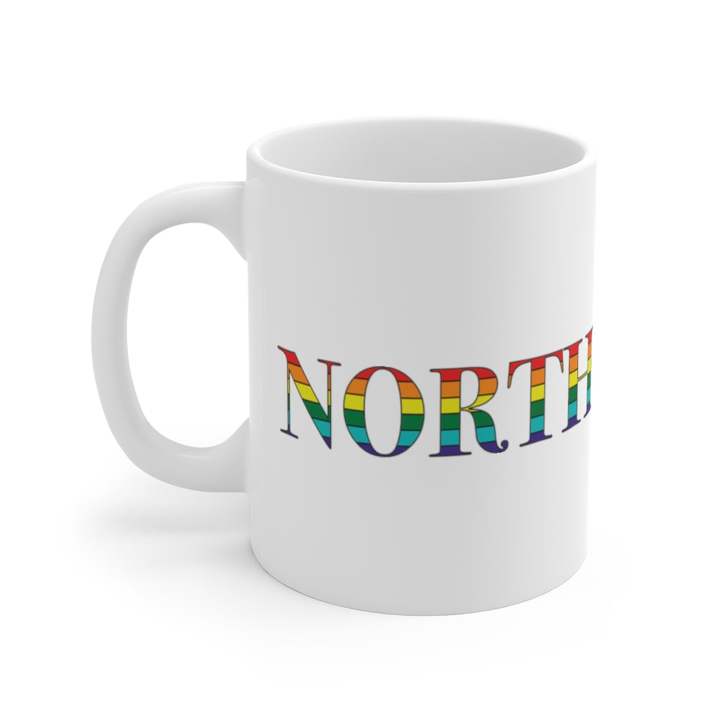 Northampton Rainbow White Ceramic Mug