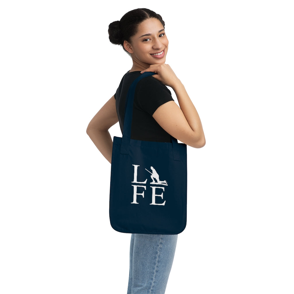 Minuteman Life (front) Organic Canvas Tote Bag