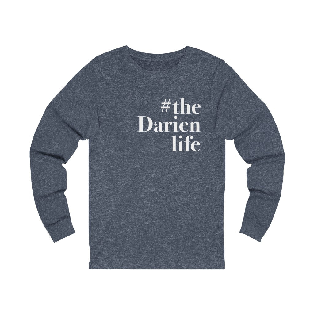 #thedarienlife darien ct unisex long sleeve tee shirt