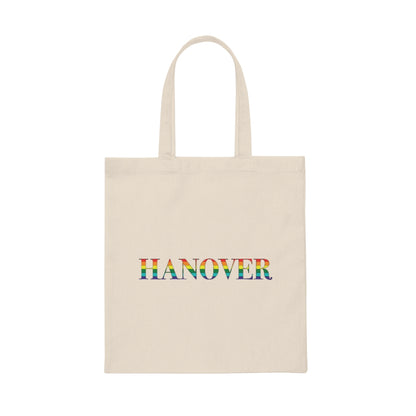 Hanover Rainbow Canvas Tote Bag