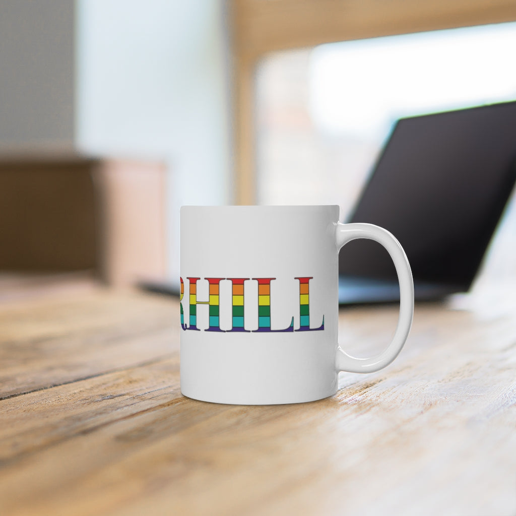 Haverhill Rainbow White Ceramic Mug