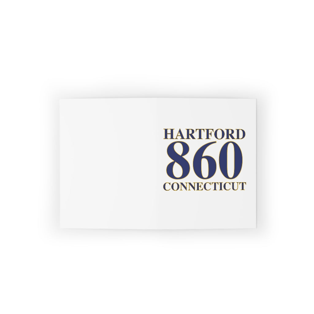 Hartford 860 Connecticut  Greeting Cards (8, 16, and 24 pcs)