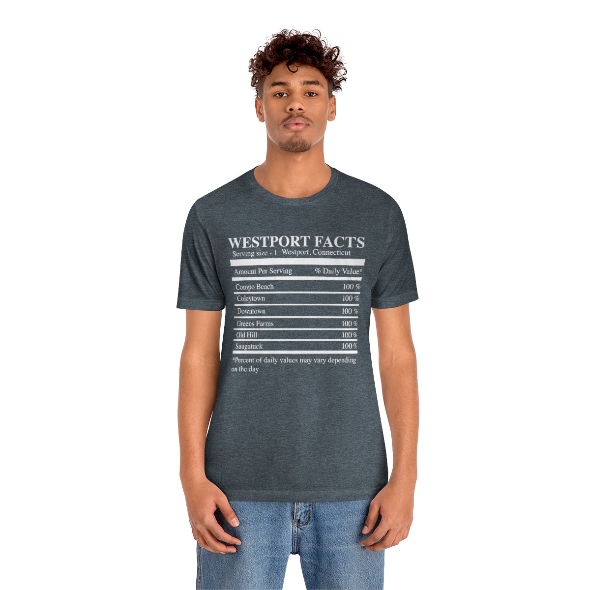 Westport Facts Unisex Jersey Short Sleeve Tee