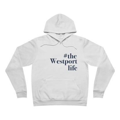  #thewestportlife Unisex Sponge Fleece Pullover Hoodie   Do you live the #thewestportlife? Living the #thewestportlife is a lifestyle and proudly show it off the world that your beach of choice is Compo Beach and you support the local lifestyle.  Free USA shipping on all products.  Proceeds of this collection goes to help grow Finding Westport and Finding Connecticut’s brand.