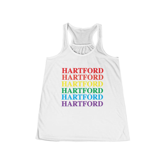 Just a kid from Hartford Flowy Racerback Tank  Did you grow up in Hartford, Connecticut? Or know of someone who did? This collection is for someone who has those special Hartford memories.  Proceeds help grow Finding Connecticut's website and brand.   Click here to go back to our home page. 