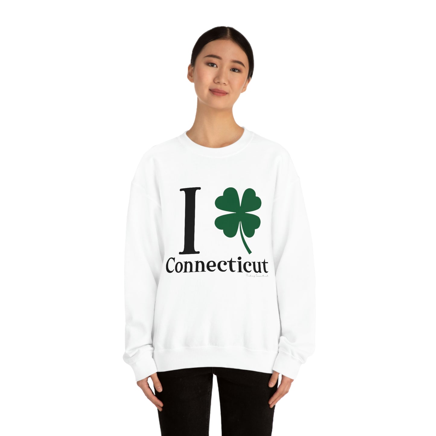 I Clover Connecticut Unisex Heavy Blend™ Crewneck Sweatshirt