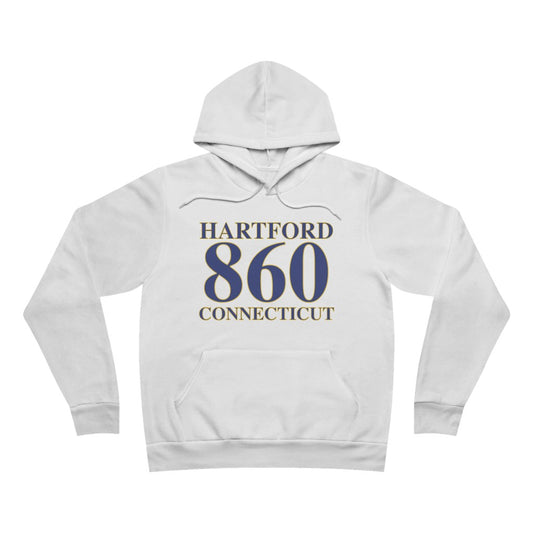 Hartford hoodie. Hartford 860 Connecticut Unisex Sponge Fleece Pullover Hoodie 860 Hartford Collection. Inspired by the Connecticut flag and the 860! Show off for your pride for Connecticut and Hartford!   Proceeds of this collection go to help build Finding Connecticut’s website and brand. • Free USA shipping   Click here to go to our home page 