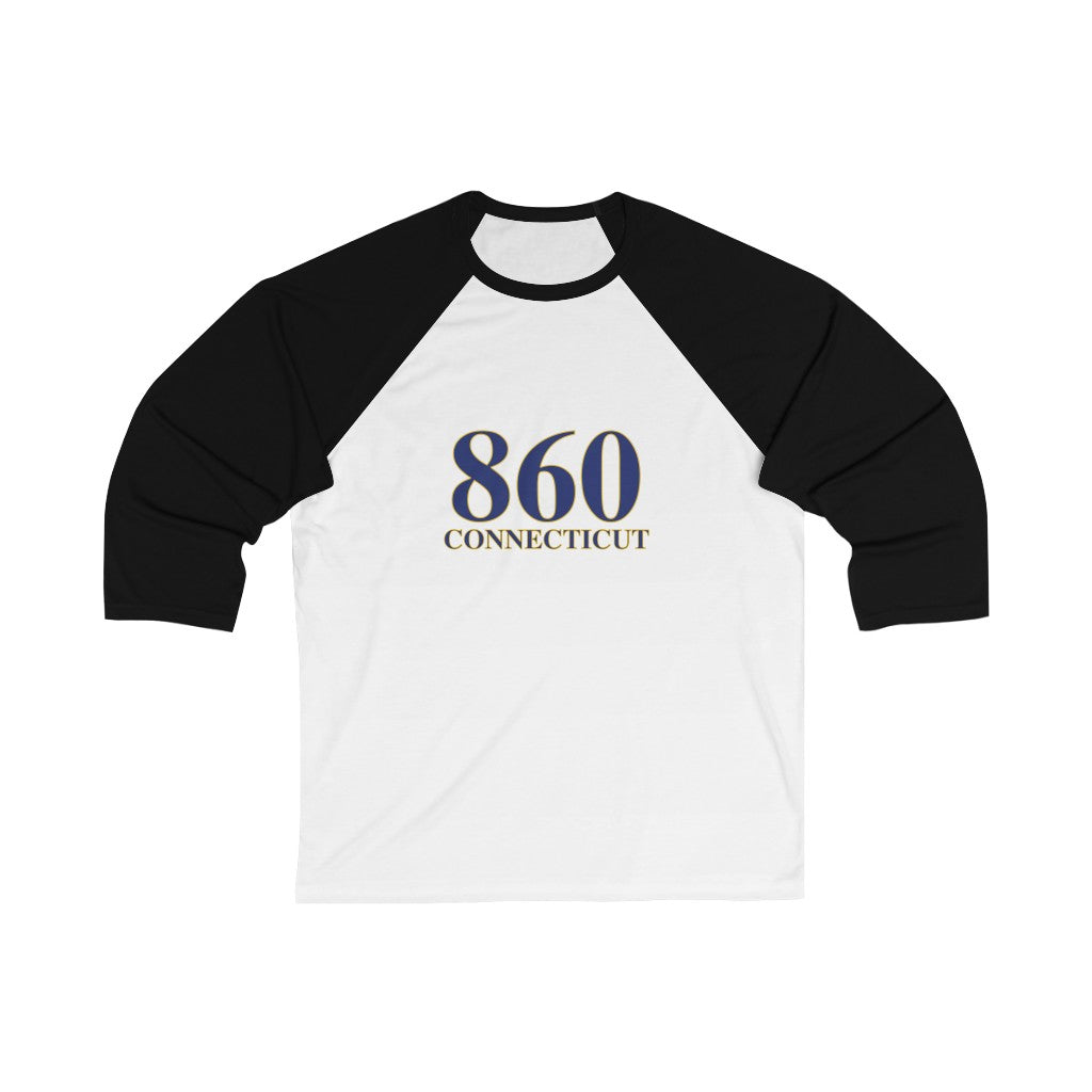 860 Connecticut Unisex 3\4 Sleeve Baseball Tee